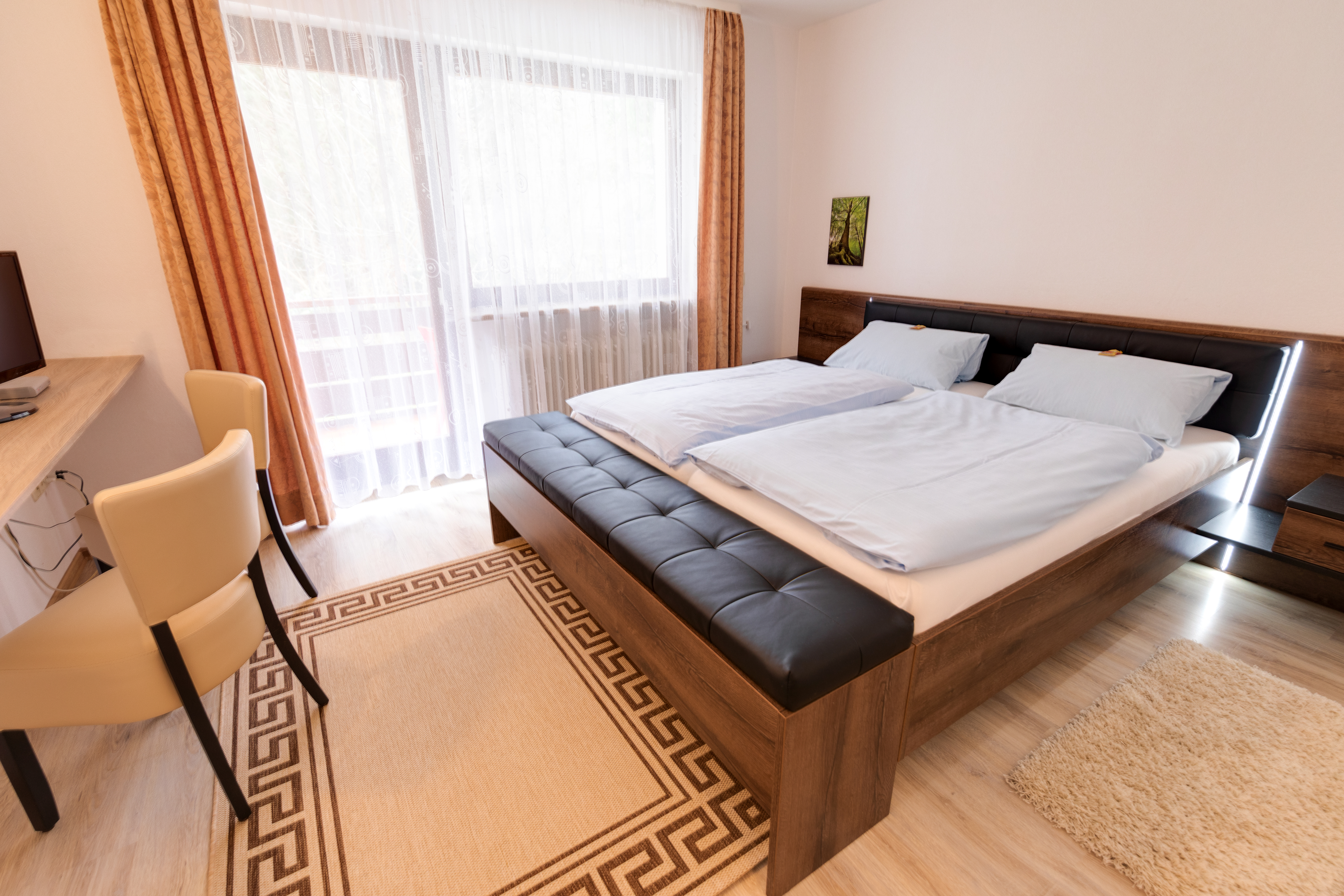 Pensionen - Umgebungsschwerpunkt: Berg - Franken - Doppelzimmer - Hotel-Pension Blüchersruh