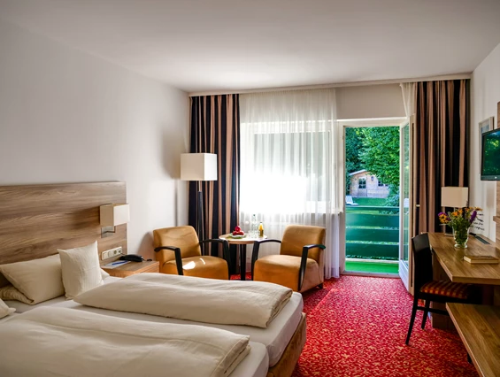 Frühstückspension: Doppelzimmer / Einzelzimmer mit Balkon - Hotel Garni Christl