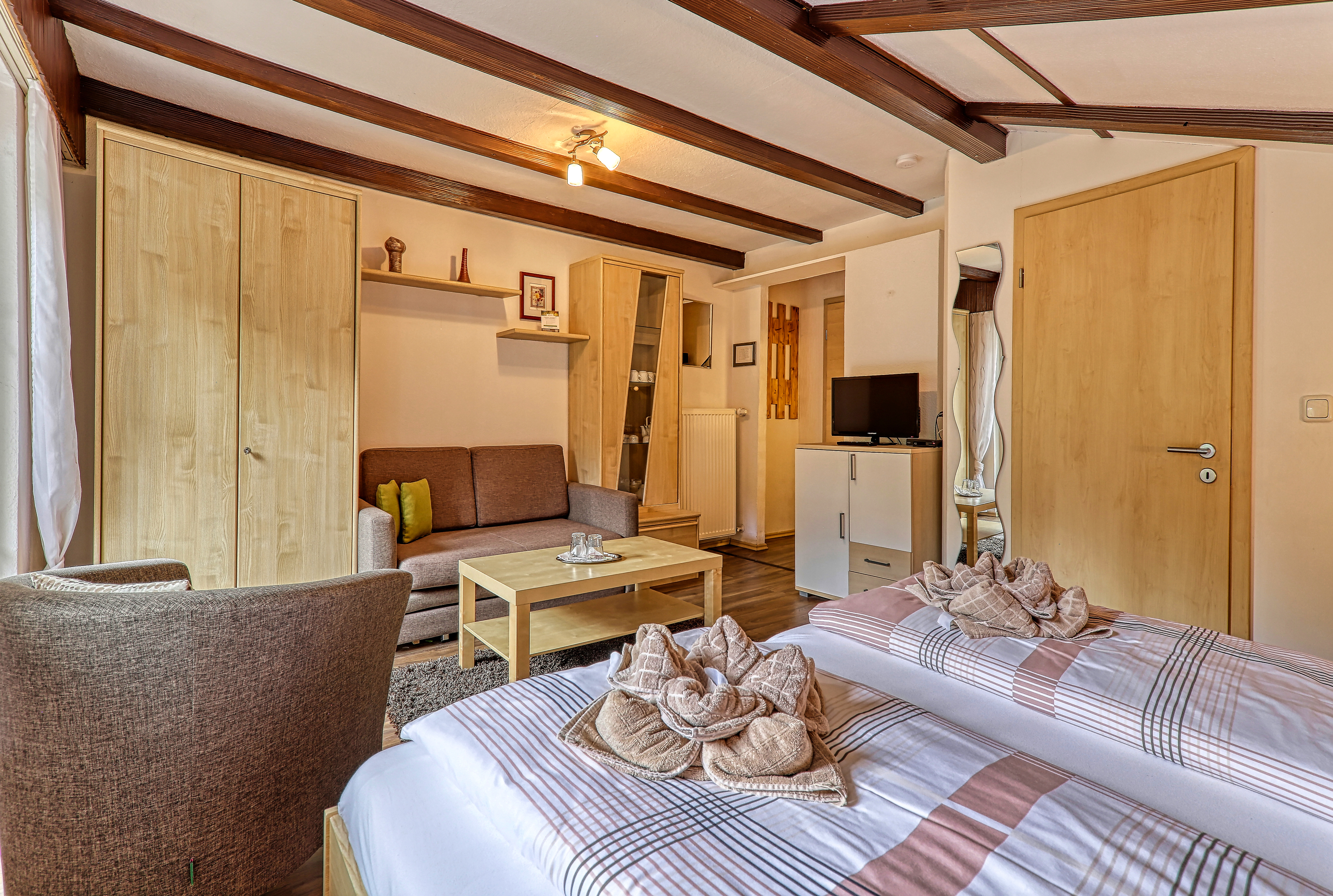 Frühstückspension: Komfort Doppelzimmer - Pension Leutner