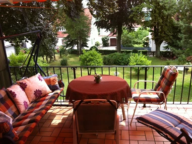 Frühstückspension: Terrasse - Haus Gertrud