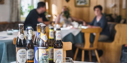 Pensionen - Balkon - Oberstdorf - Wir bieten Ihnen Getränke im Haus - z. B. von der regionalen Brauerei Zötler.  - Gästehaus Luitz-Kennerknecht