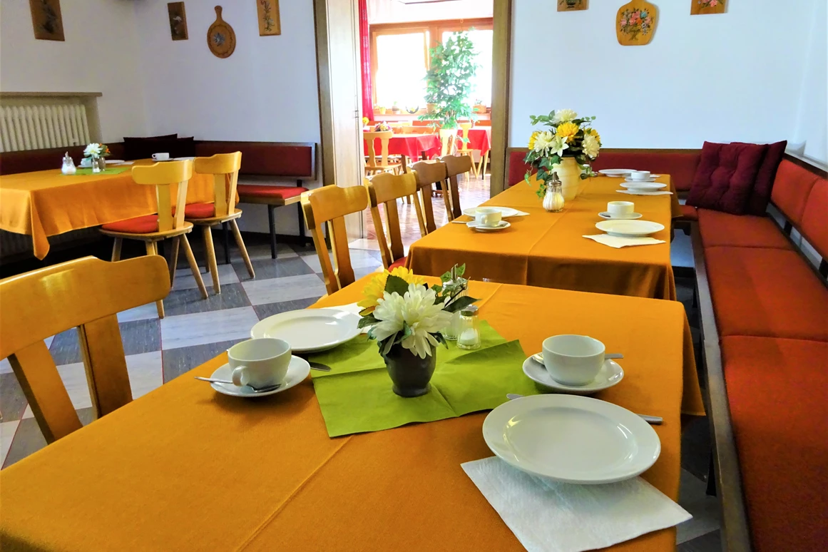Frühstückspension: Frühstücksraum - Pension Waldeck