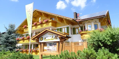 Pensionen - Balkon - Oberstdorf - Außenaufnahme - Gästehaus Annabell