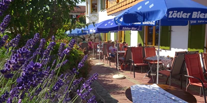 Pensionen - Balkon - Oberstdorf - Frühstücksterrasse - Gästehaus Annabell