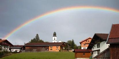 Pensionen - Balkon - Oberstdorf - Ort im Herbst - Pension Zum Engel