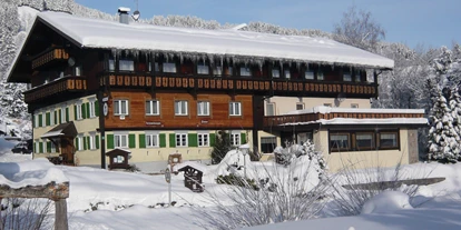 Pensionen - Balkon - Oberstdorf - IM Winter 2019 - Pension Zum Engel