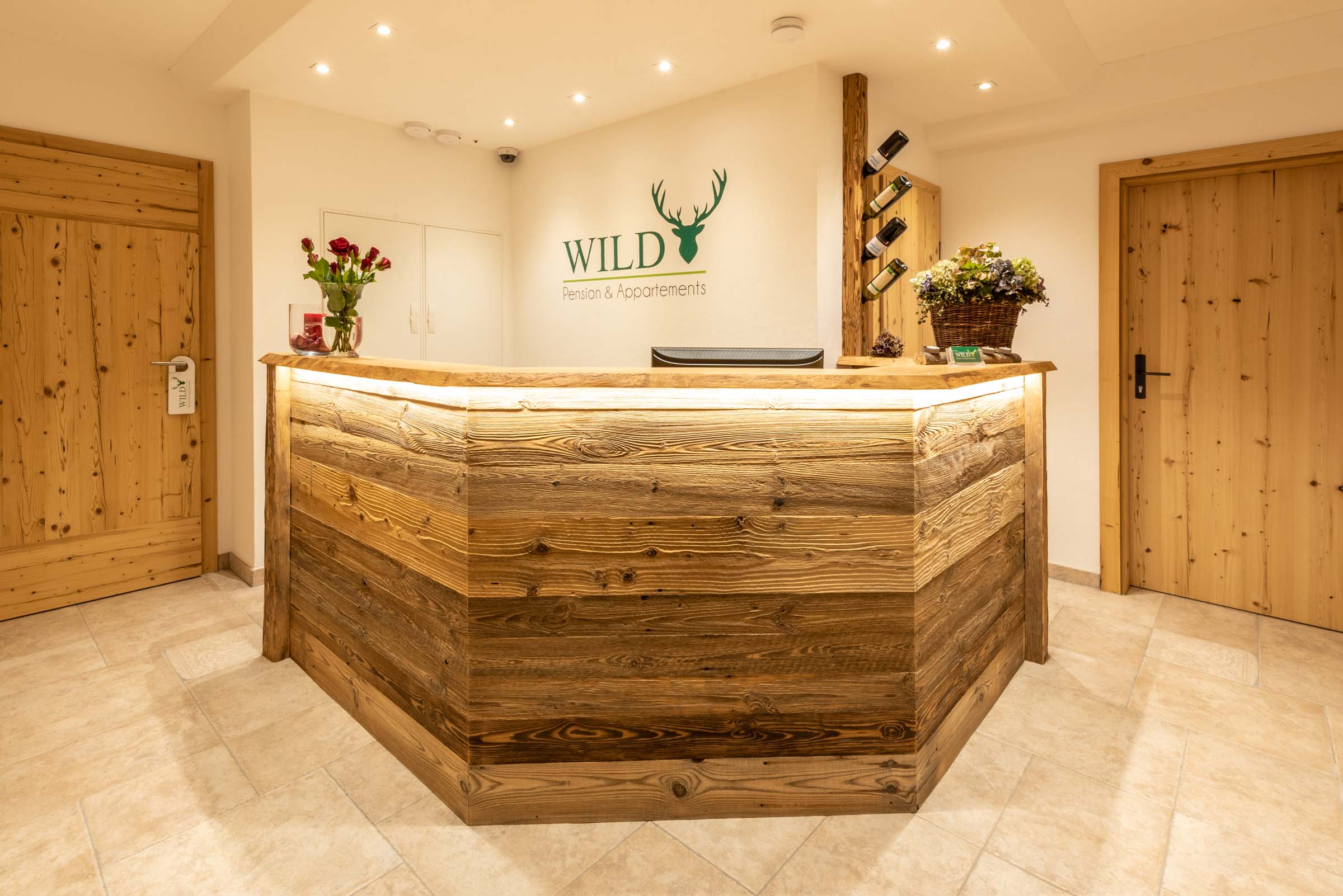 Pensionen - Bruckmühl (Landkreis Rosenheim) - Rezeption - Pension und Appartement's Wild