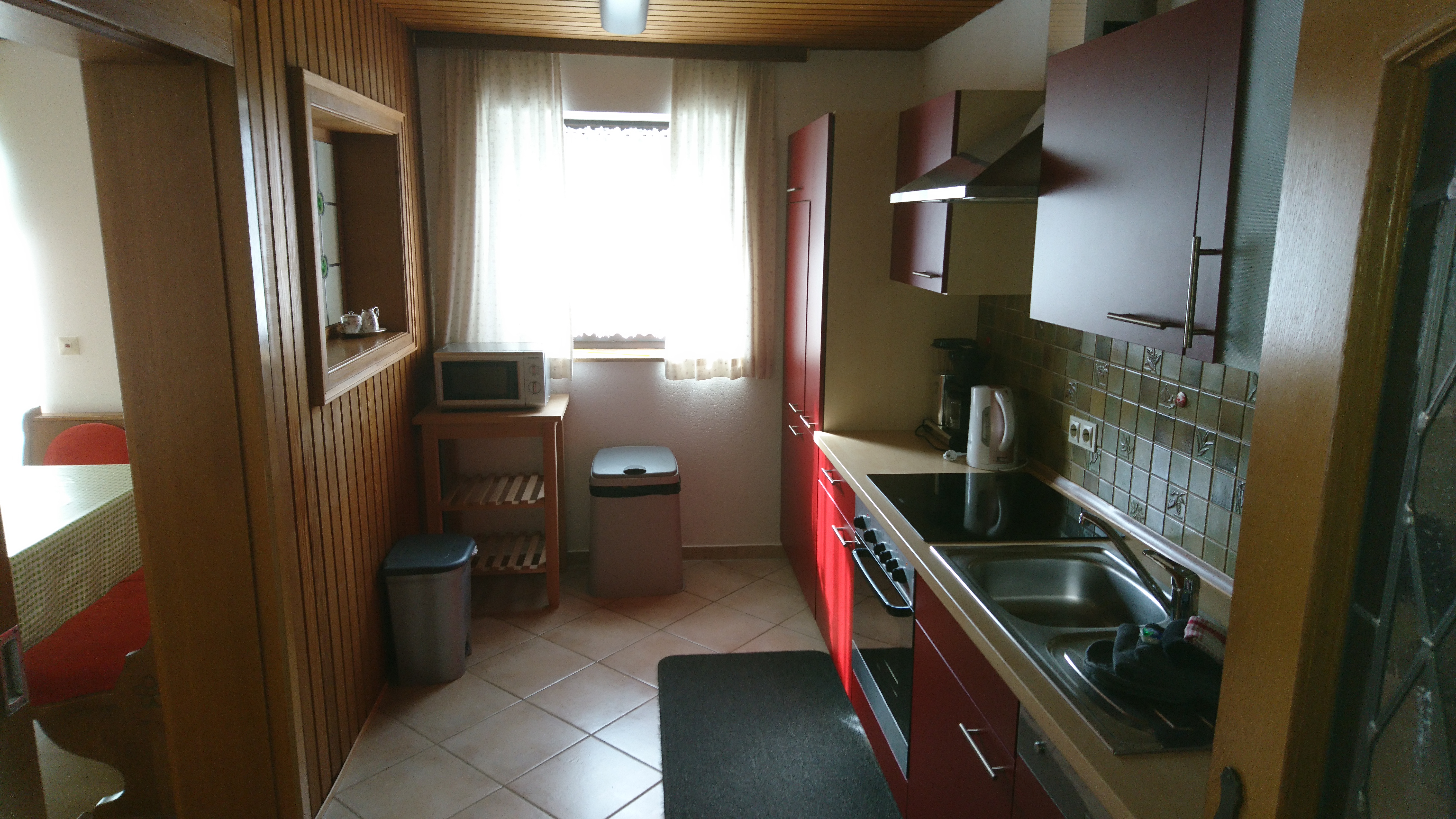 Frühstückspension: Kuche Bungalow - Pension Bergblick