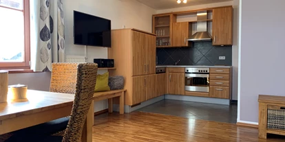 Pensionen - Bodenkirchen - Ferienwohnung Küche - Pension Kramerhof