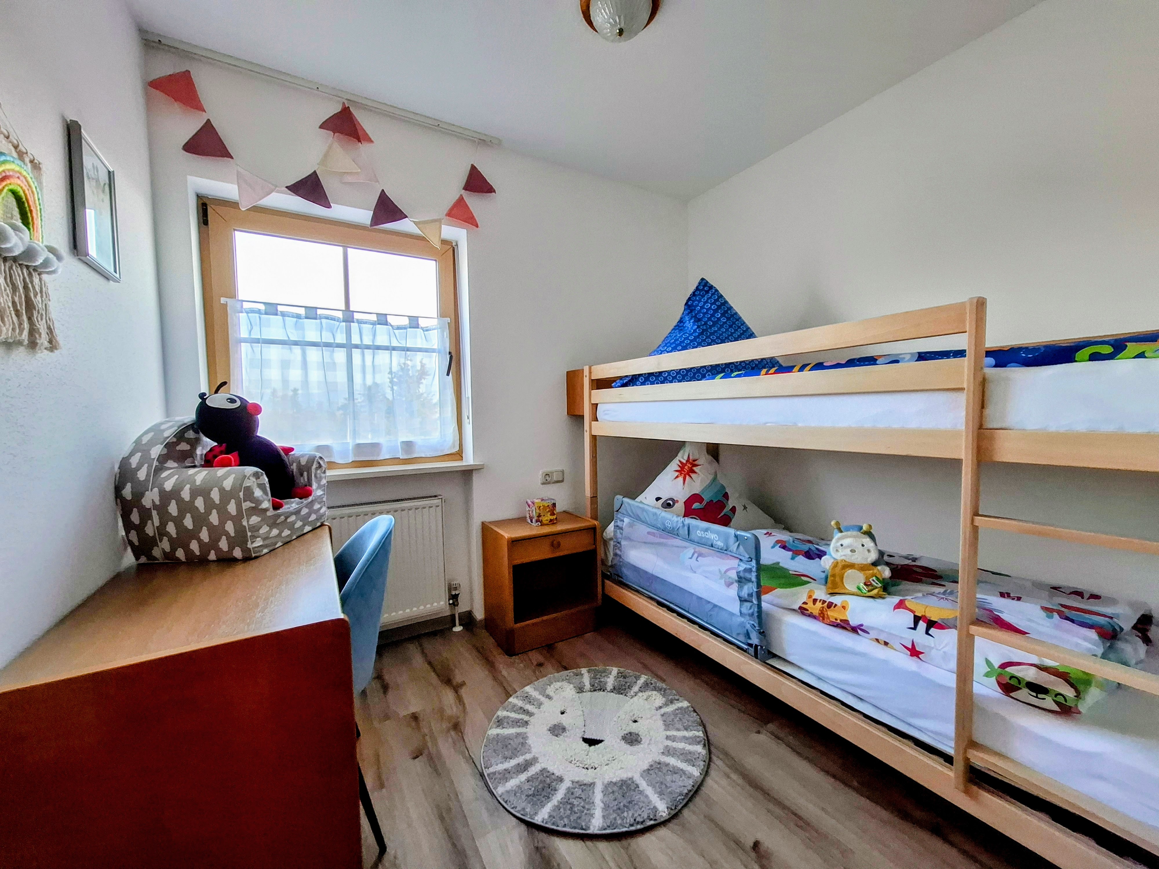 Frühstückspension: Kinderzimmer des Familienzimmers - Frühstücks-Pension Lichtenauer Hof