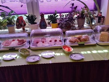 Frühstückspension: Frühstücksbuffet - Gruppenferienhäuser & Hotel-Pension Dressel