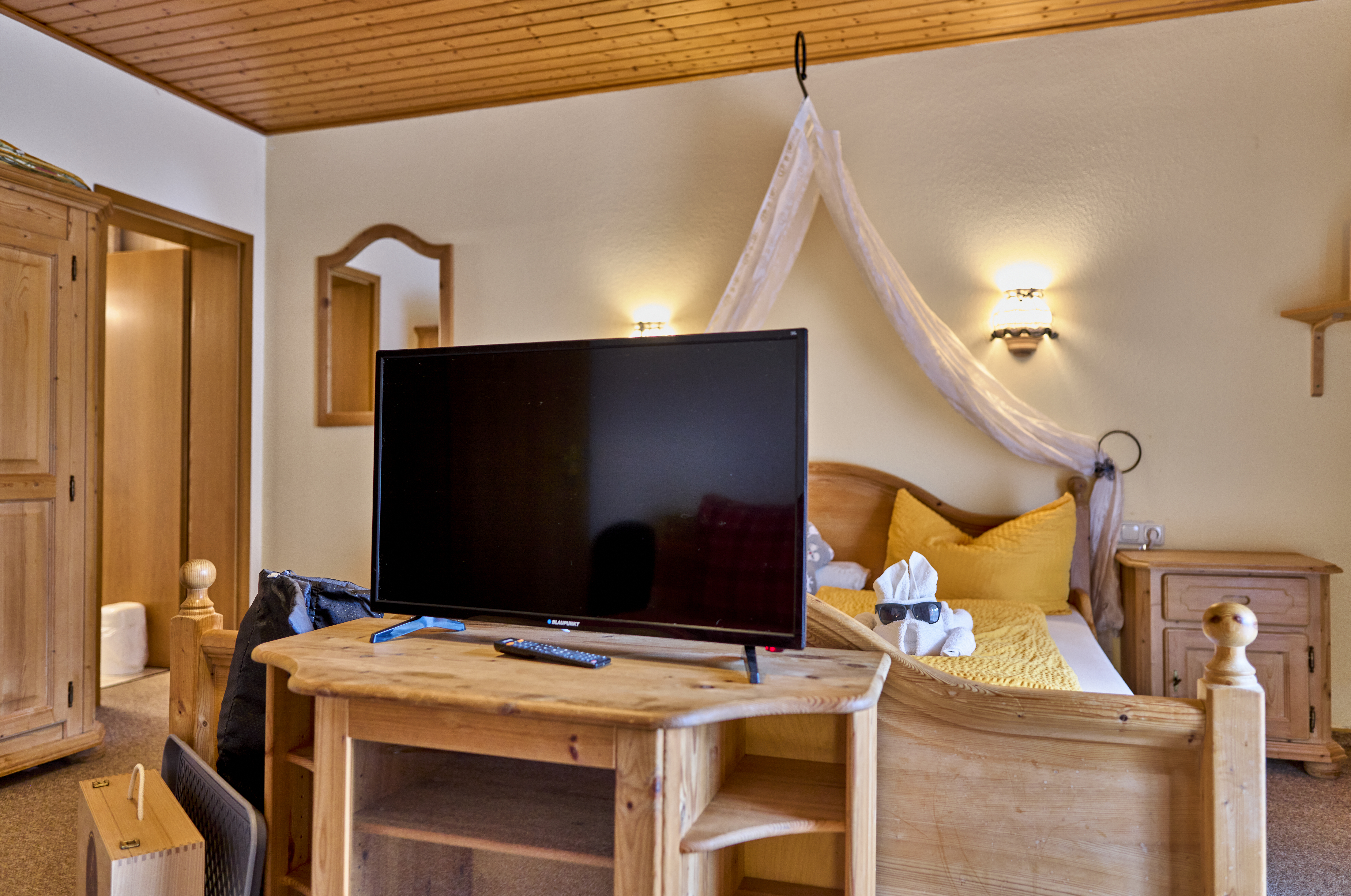 Frühstückspension: Romantikzimmer - Pension Sonnleit´n - Ihr Urlaub mit Hund 