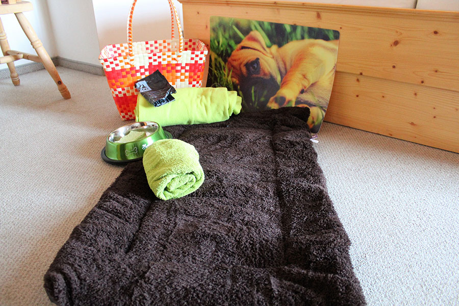 Frühstückspension: Zimmerausstattung für die Hunde - Pension Sonnleit´n - Ihr Urlaub mit Hund 