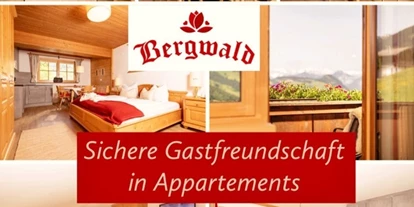 Pensionen - Alpbachtal Seenland - Sichere Gastfreundschaft
in den Bergwald Appartements Alpbach
 - Bergwald Alpbach Appartements