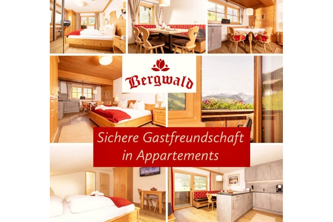 Frühstückspension: Sichere Gastfreundschaft
in den Bergwald Appartements Alpbach
 - Bergwald Alpbach Appartements