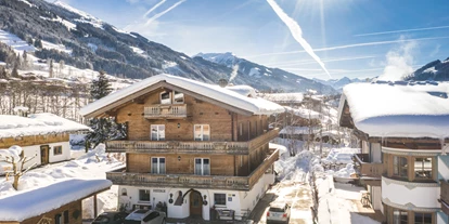 Pensionen - Parkplatz: kostenlos bei der Pension - Leogang - Unser Haus im Winter - Hotel Pension Heike